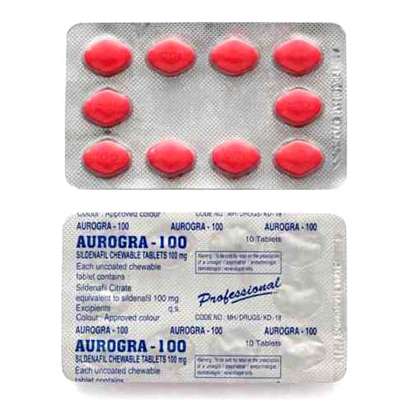 Aurogra 100 | Sildenafil Citrate 100 MG | Side Effects | USA