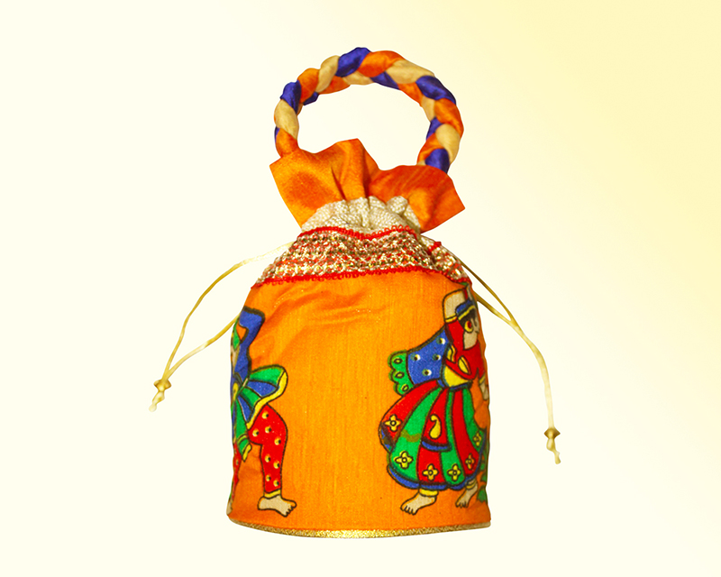 Designer Printed Potli Bag