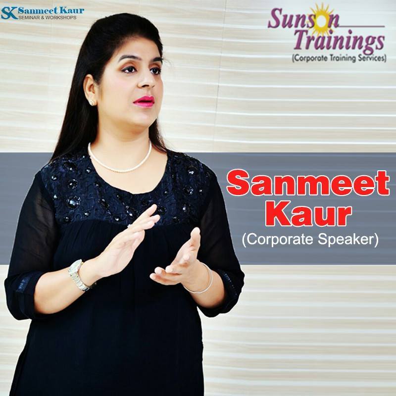 Best Corporate Trainer in Delhi - Mrs Sanmeet Kaur