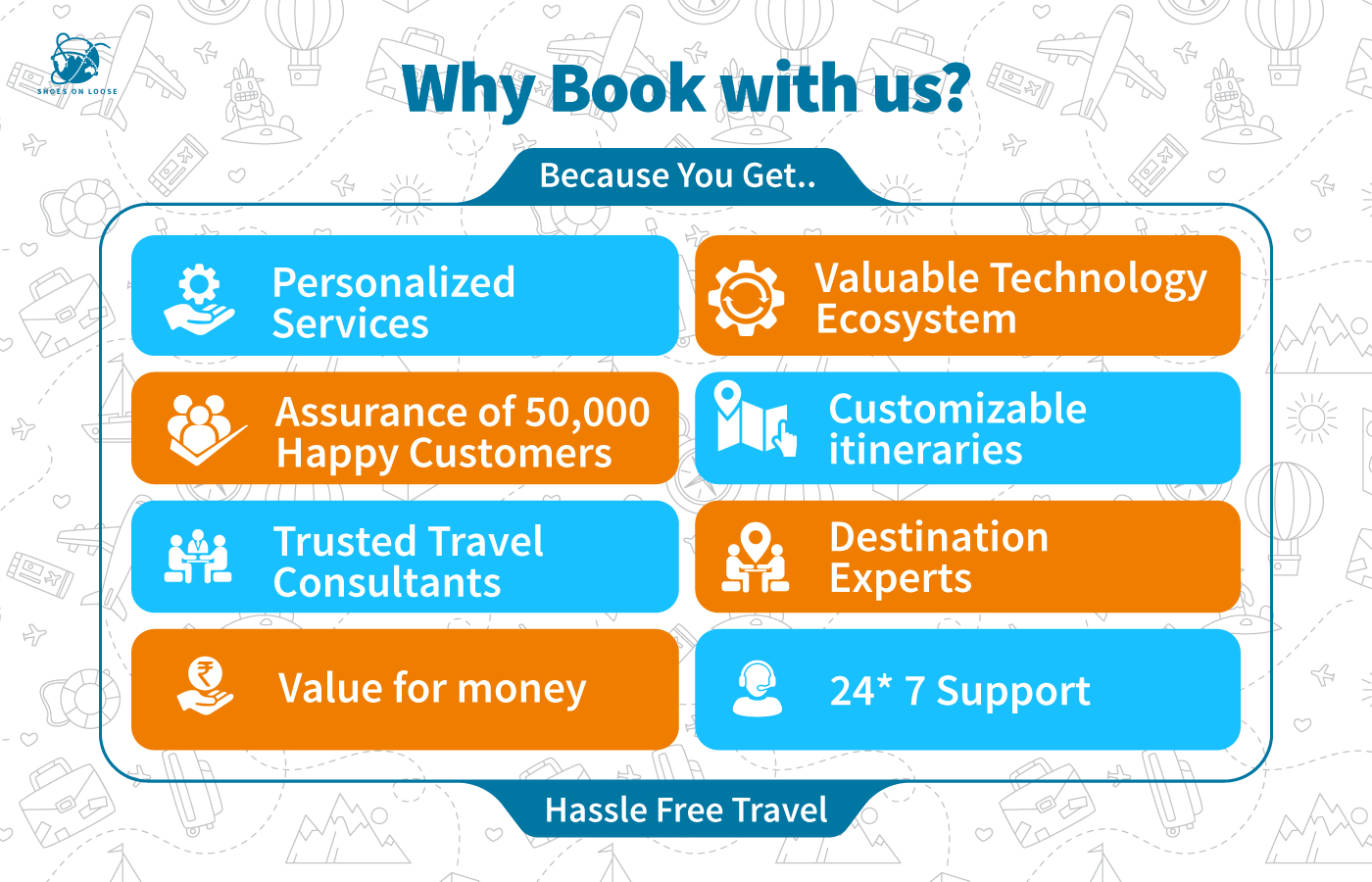 Plan Your Hassle Free Holidays |Tour and travel packages|Shoes On Loose