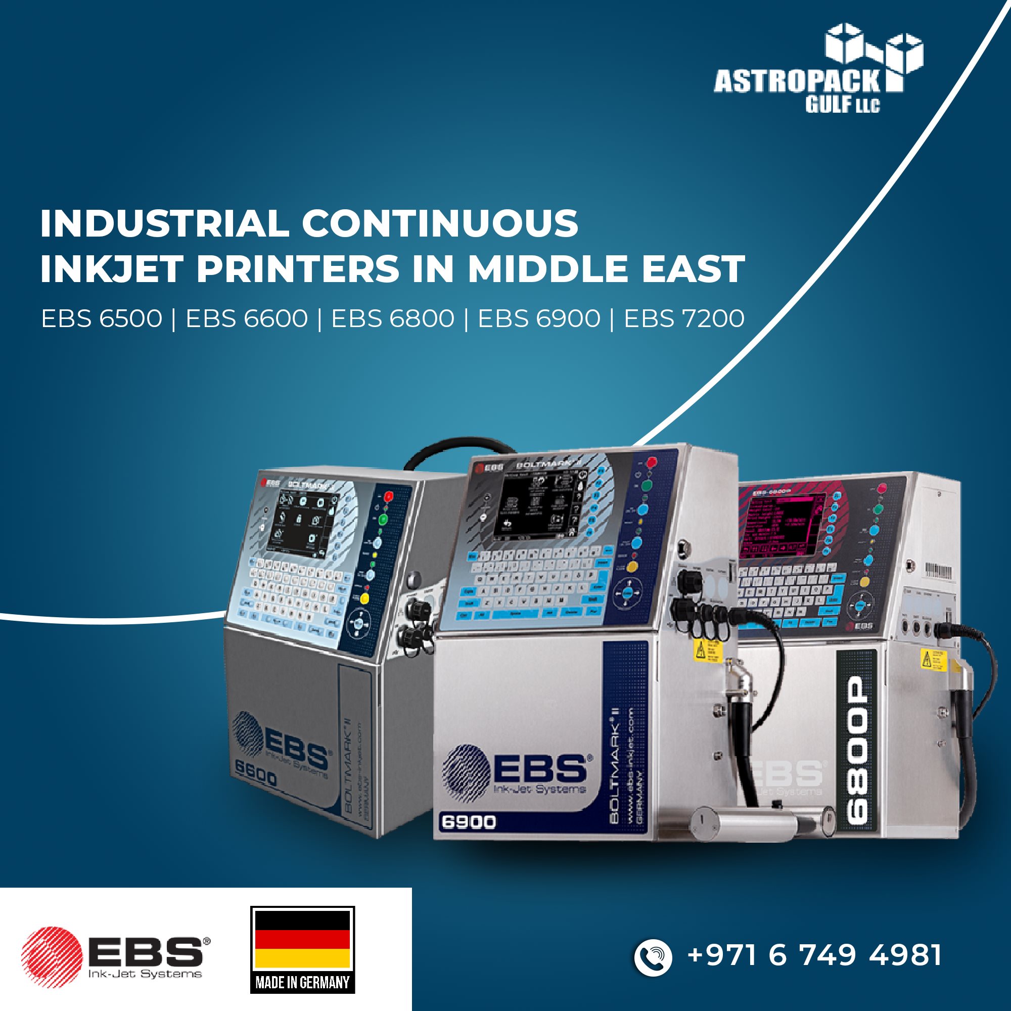 Continuous inkjet printer | AstropackGulfLLC