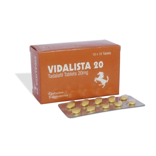 Vidalista 20 (tadalafil) : Best generic Cialis