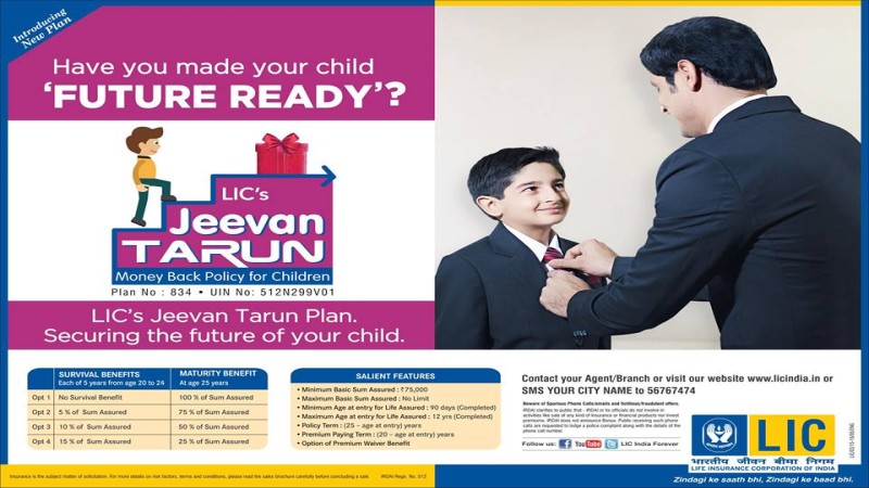 Reliable LIC Policy Plan Provider Jeevan-Tarun