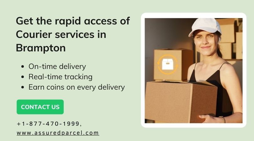 Get the rapid access of courier services in Brampton