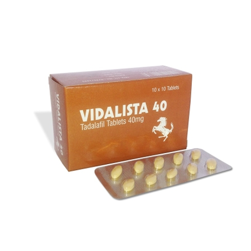 Men's ED Pills | Vidalista 40 Mg Tablet
