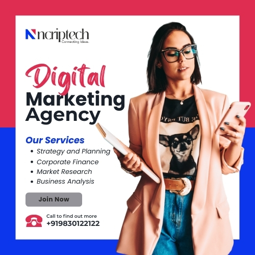 Digital Marketing Agency Near Me | Ncriptech – Expert SEO, Social Media & Branding Solutions for Business Growth | Call: +919830122122