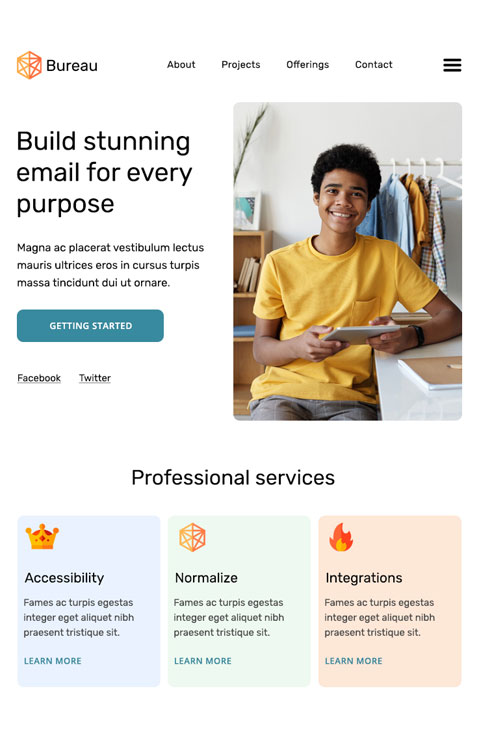 Email Templates - Mailer Stock