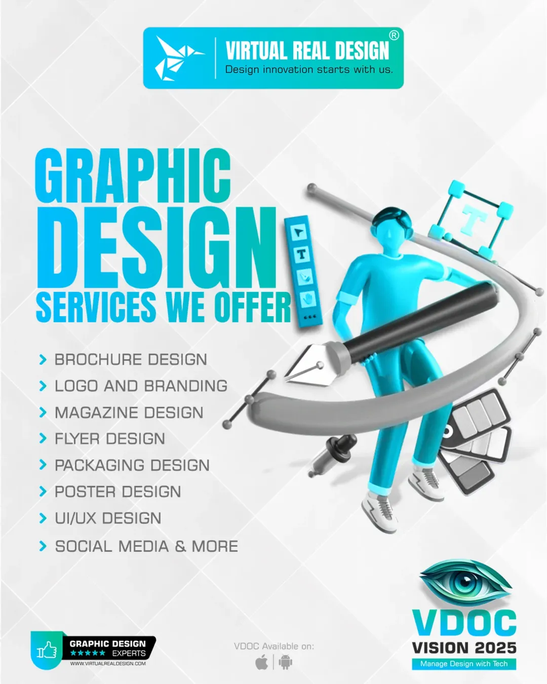 Transform Your Brand with Professional Graphic Design Services!