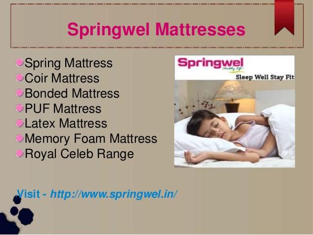Buy Best Mattresses Online in Pune - Springwel