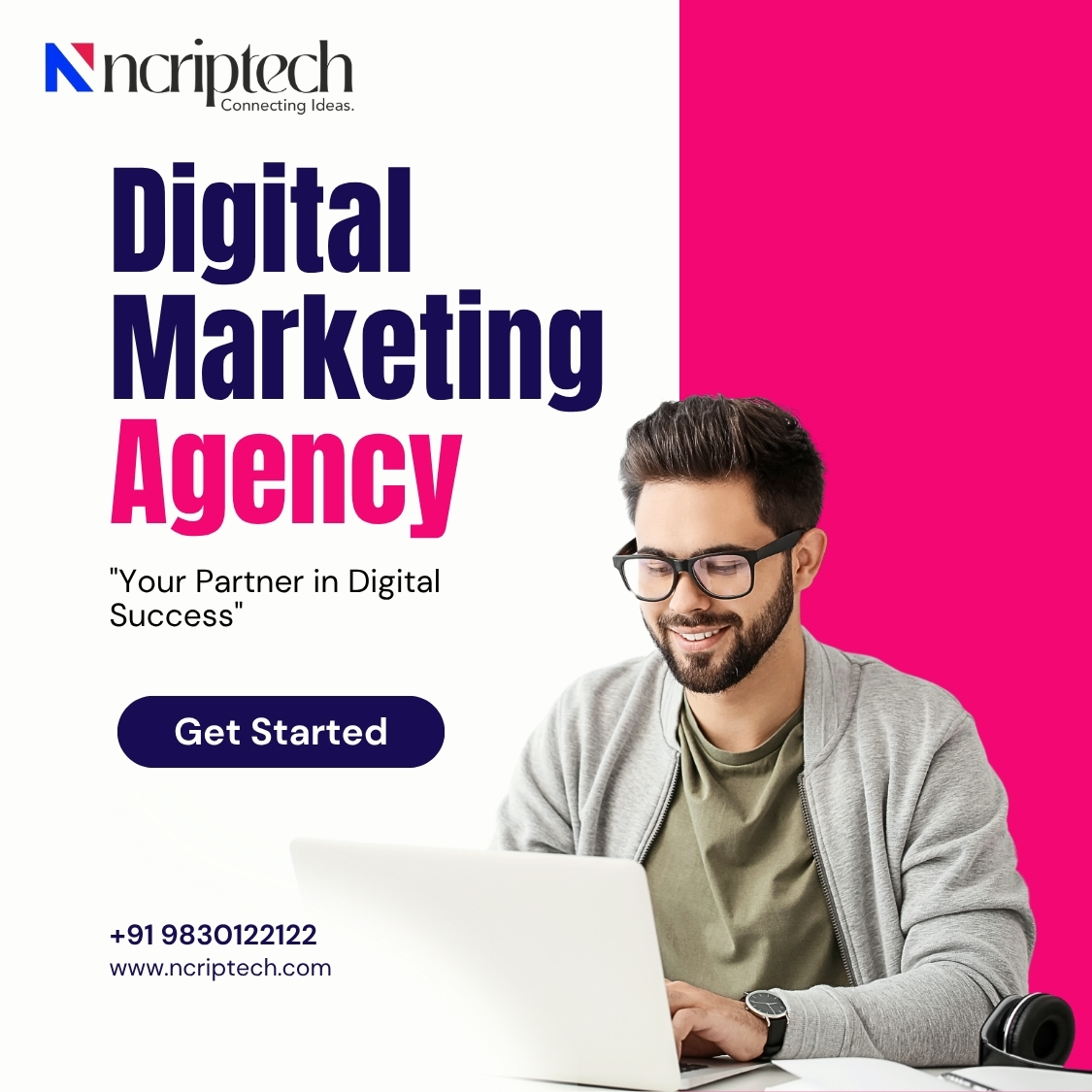 Top Digital Marketing Company in Kolkata | Ncriptech | Call: +9830122122