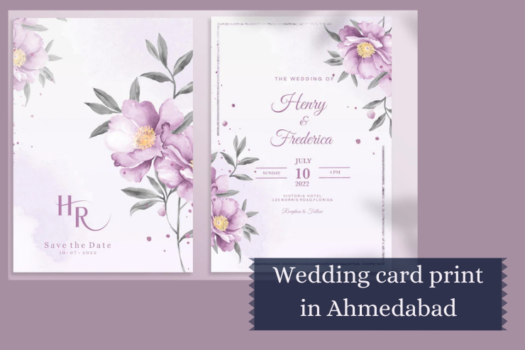 Wedding card print in Ahmedabad