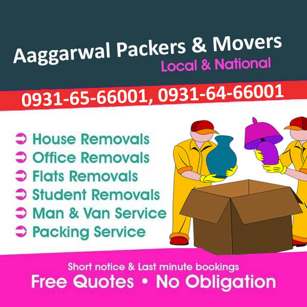 Aaggarwal Packers & Movers in Jammu - Fast and Friendly Services