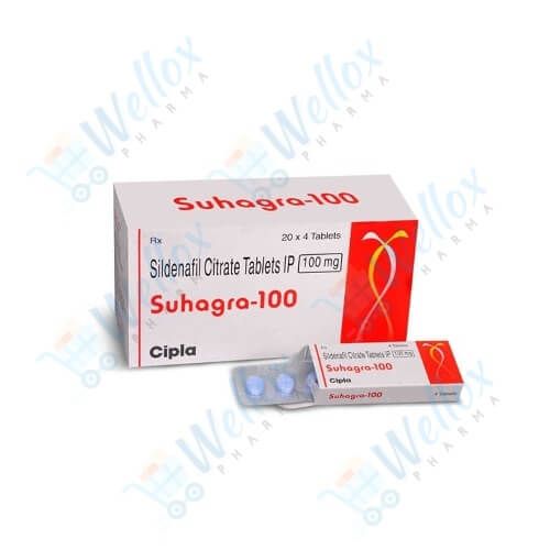suhagra 100 (sildenafil)-> boost your erection | welloxpharma