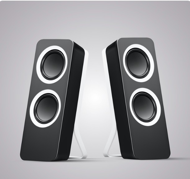 Powerful 200 Watts Pair Speakers Audio System
