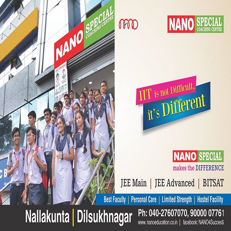 PRAJWAL | IIT JEE Integrated Coaching Center in Hyderabad-NANOEDUCATION