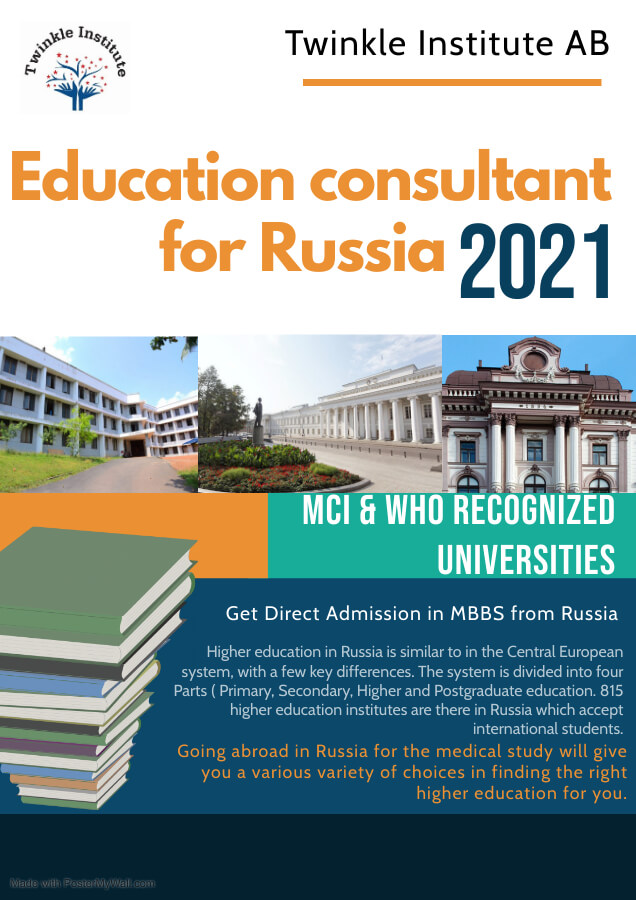 best mbbs consultant russia 2021 Twinkle InstituteAB