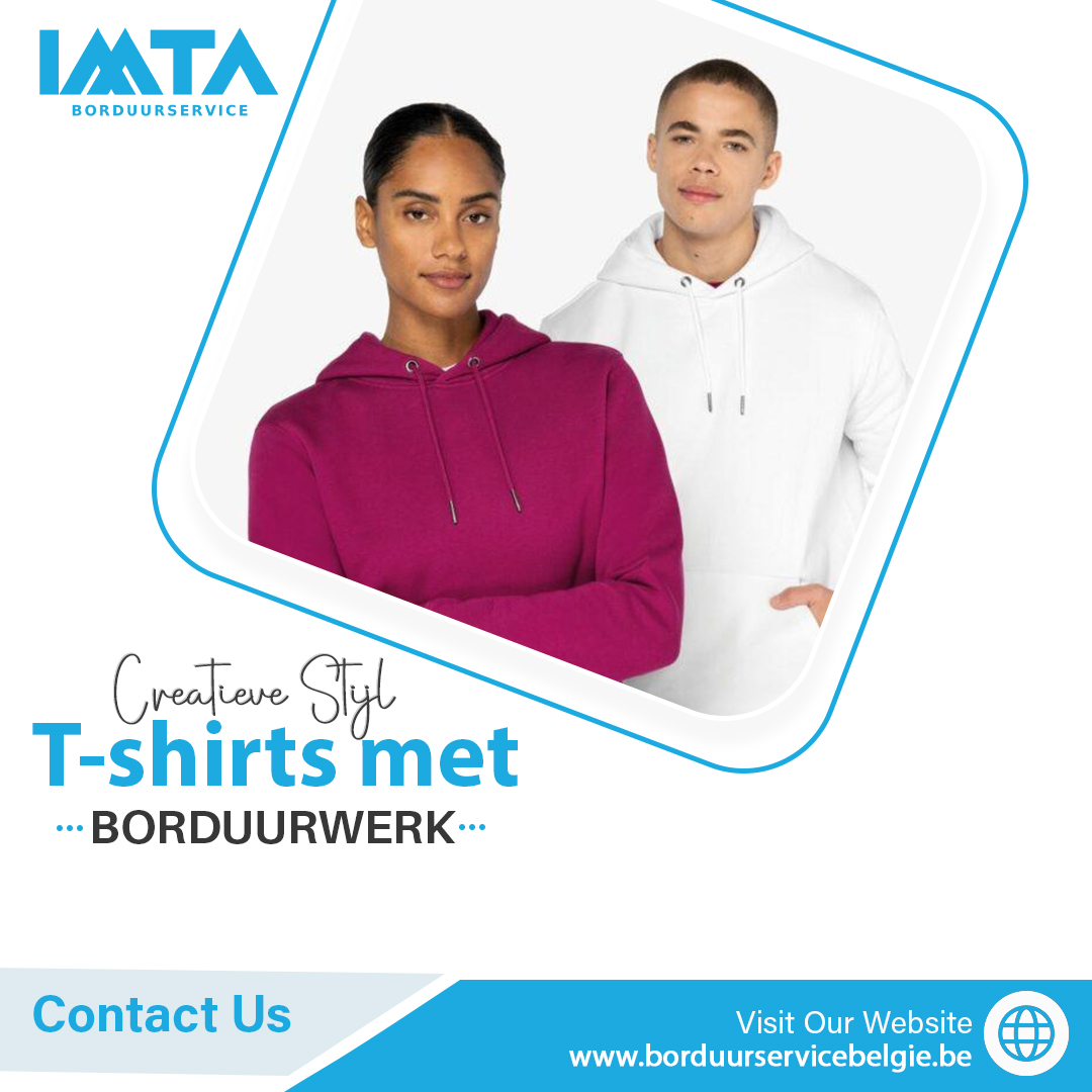 Creatieve Stijl- T-shirts met Borduurwerk