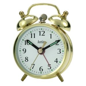 Acctim Mini Brass Double Bell Alarm Clock | Branded Watch Sale