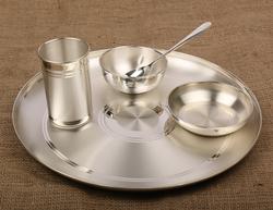 Buy 999 BIS Hallmarked Dinner Set Online India | SilverStore