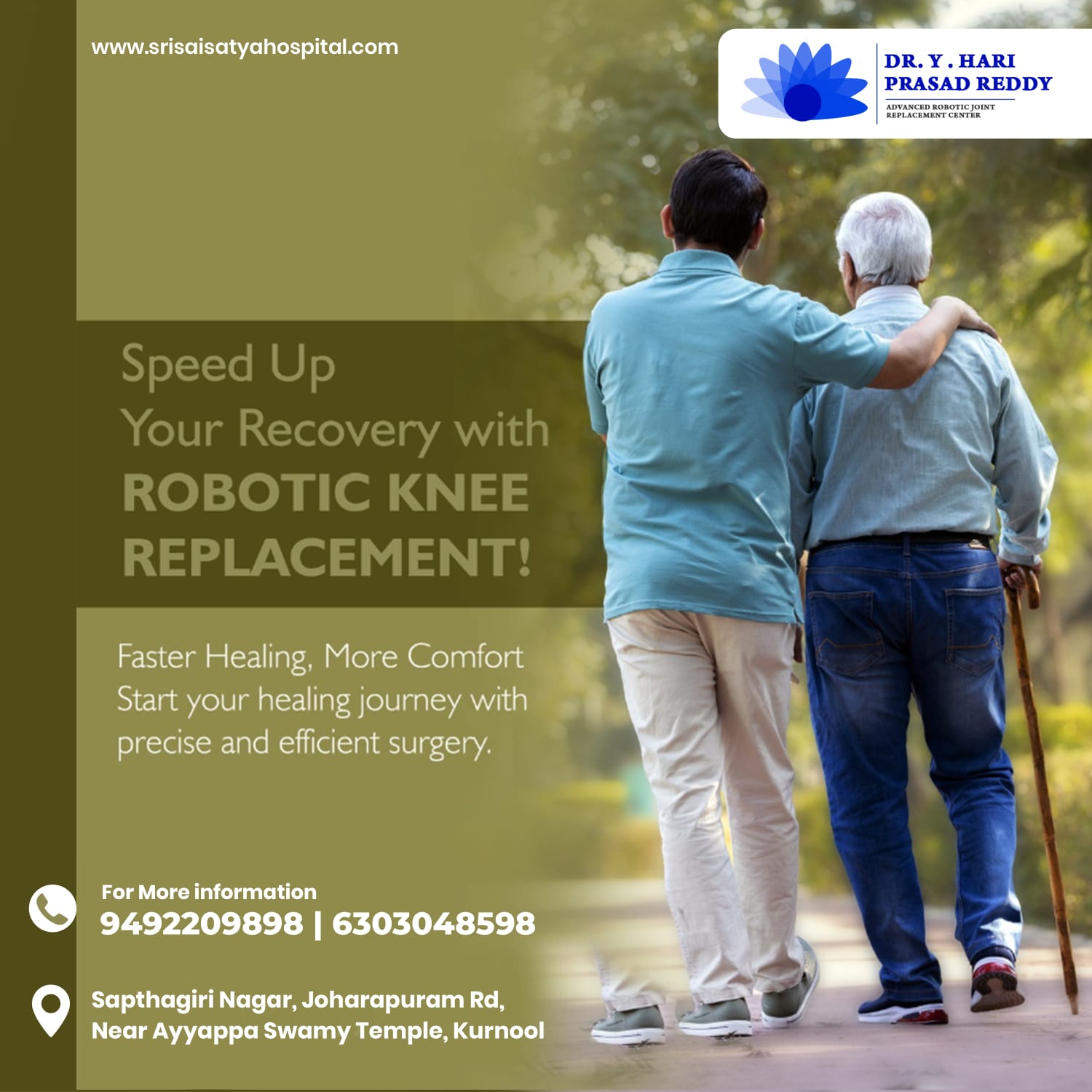 Advance Robotic Hip Replacement Surgery Doctors Kurnool | Dr. Y. HariPrasad Reddy