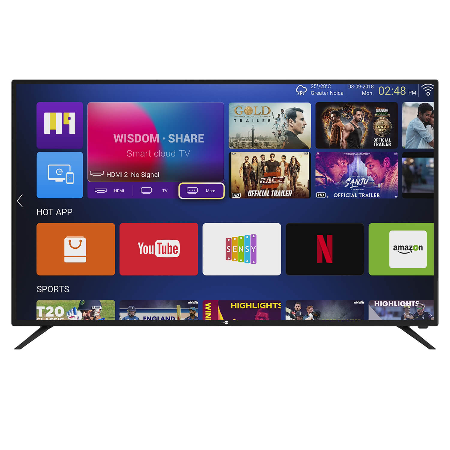 Daiwa 43 inch 4K UHD Quantum Luminit Smart LED TV Online