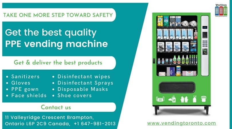 Looking for the advanced PPE vending machine in Toronto?