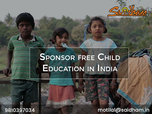 Sponsor free Child Education in India