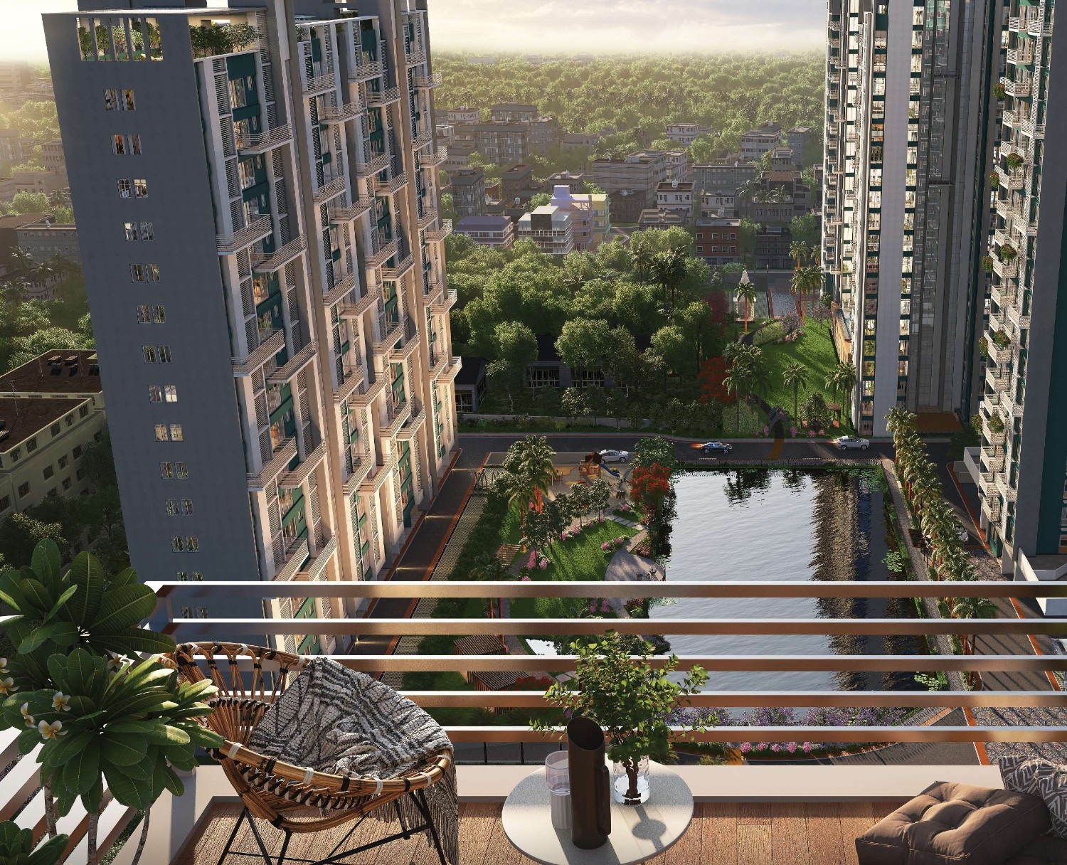 Luxury 3BHK Flats near Tollygunge with Golf Course Views