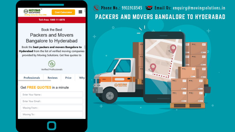 Packers and Movers Bangalore to Hyderabad