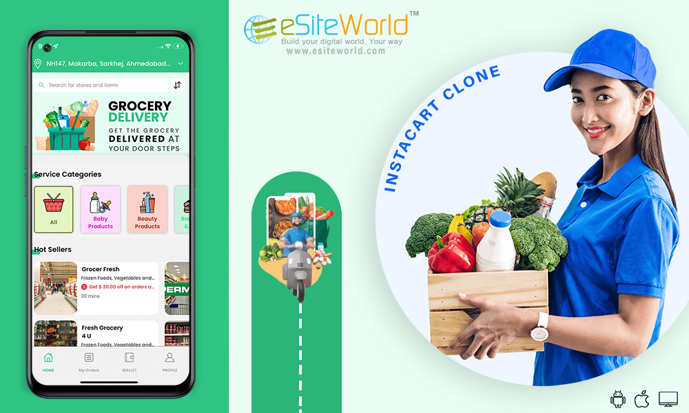 Instacart Clone - Grocery Delivery App