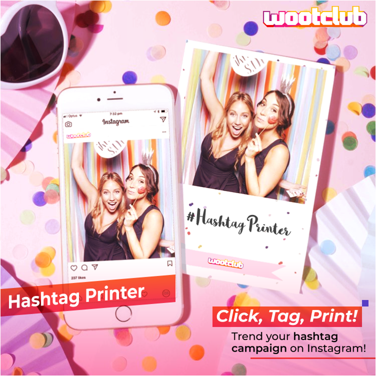 Buy Instagram Hashtag, Event Photo Printer - Wootclub