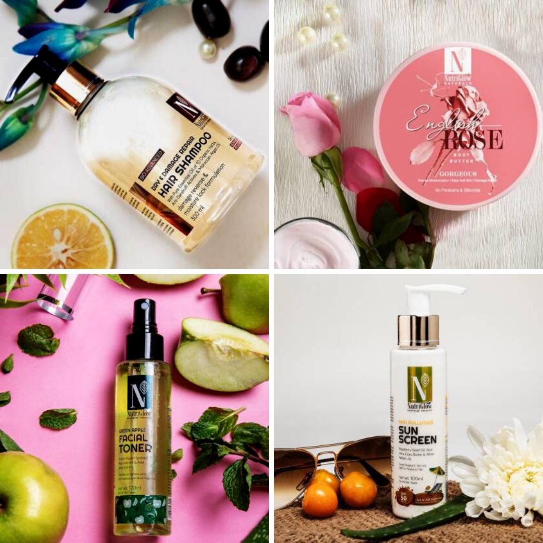 Buy Nutri Glow Body Lotion, Facepack & charcoal For Oily Skin