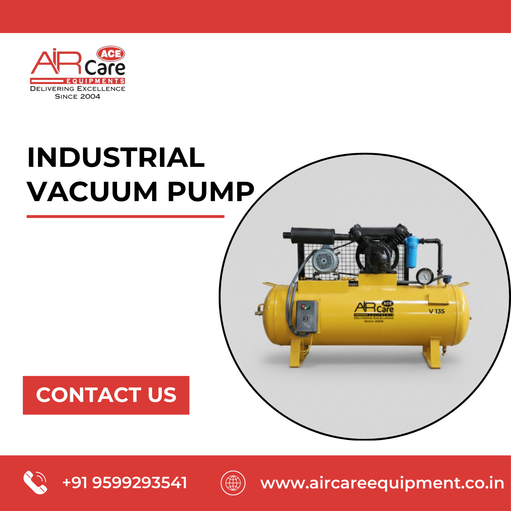 Quality Industrial Vacuum Pumps by Air care Equipments