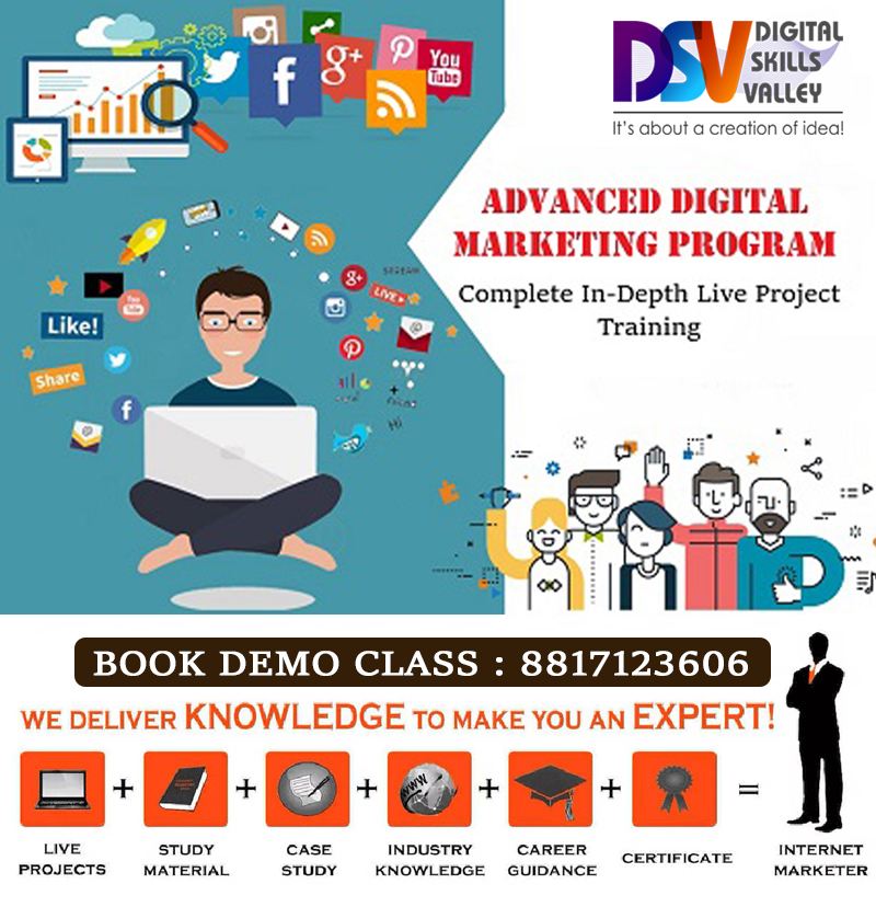 Digital Marketing training Institute, SEO Course, SMO & PPC Classes