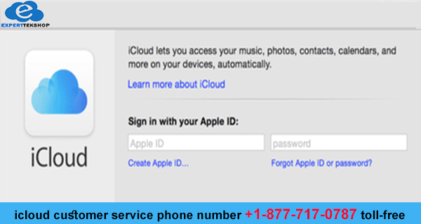 iCloud support number +1-877-717-0787 toll-free