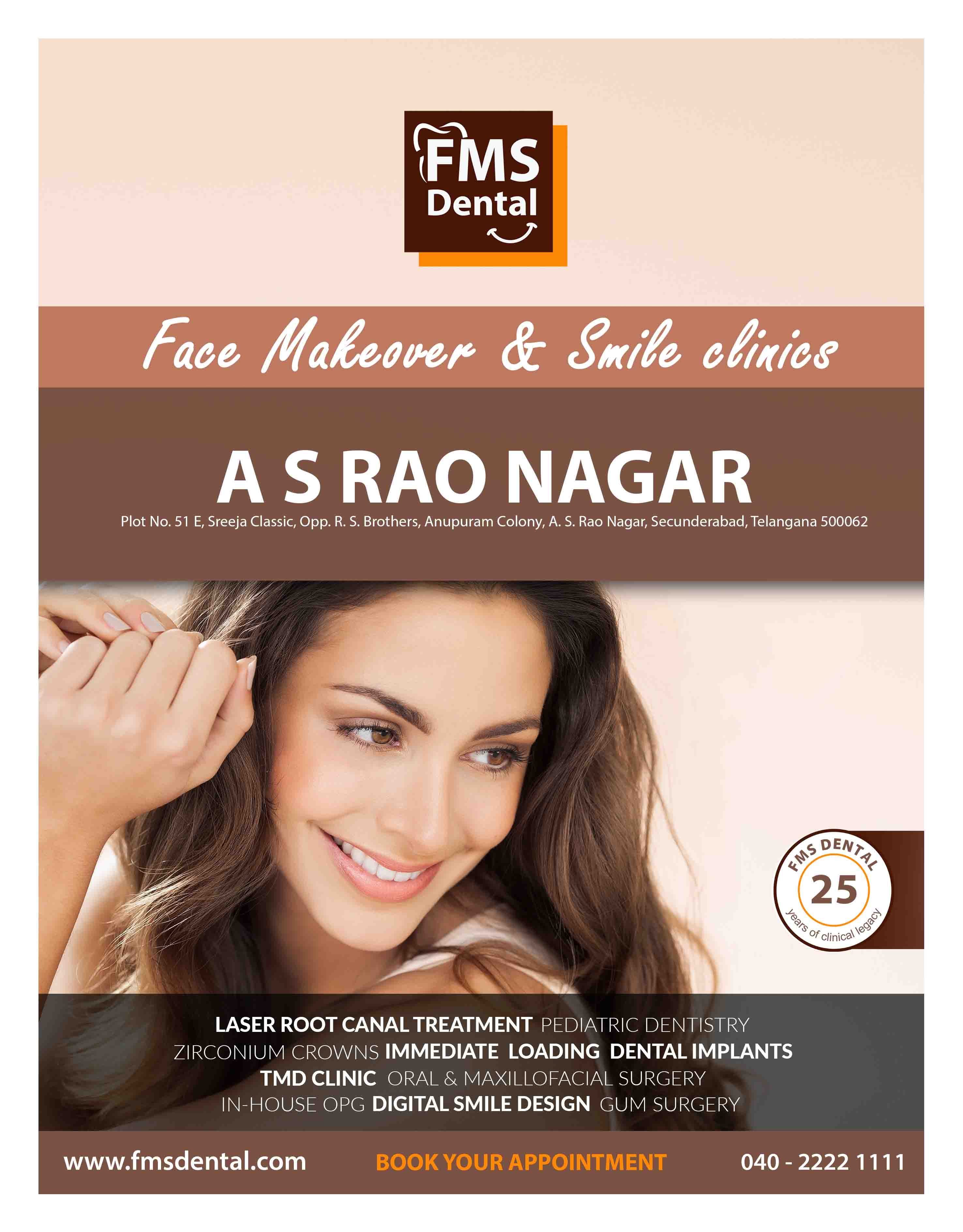 Dental Clinic In A S Rao Nagar Hyderabad India - FMS Dental