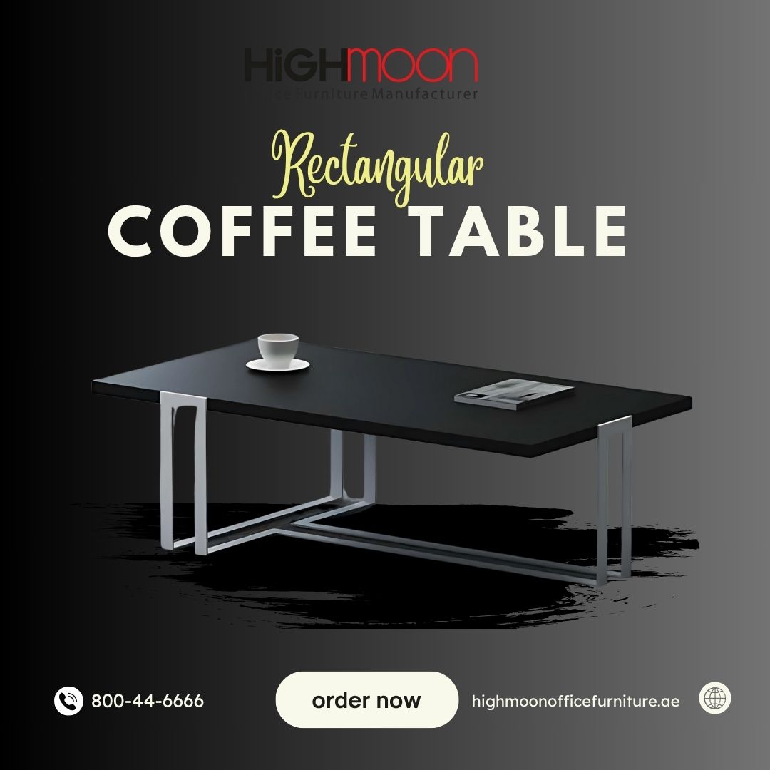 Rectangular Coffee Table – Modern Office Furniture Dubai