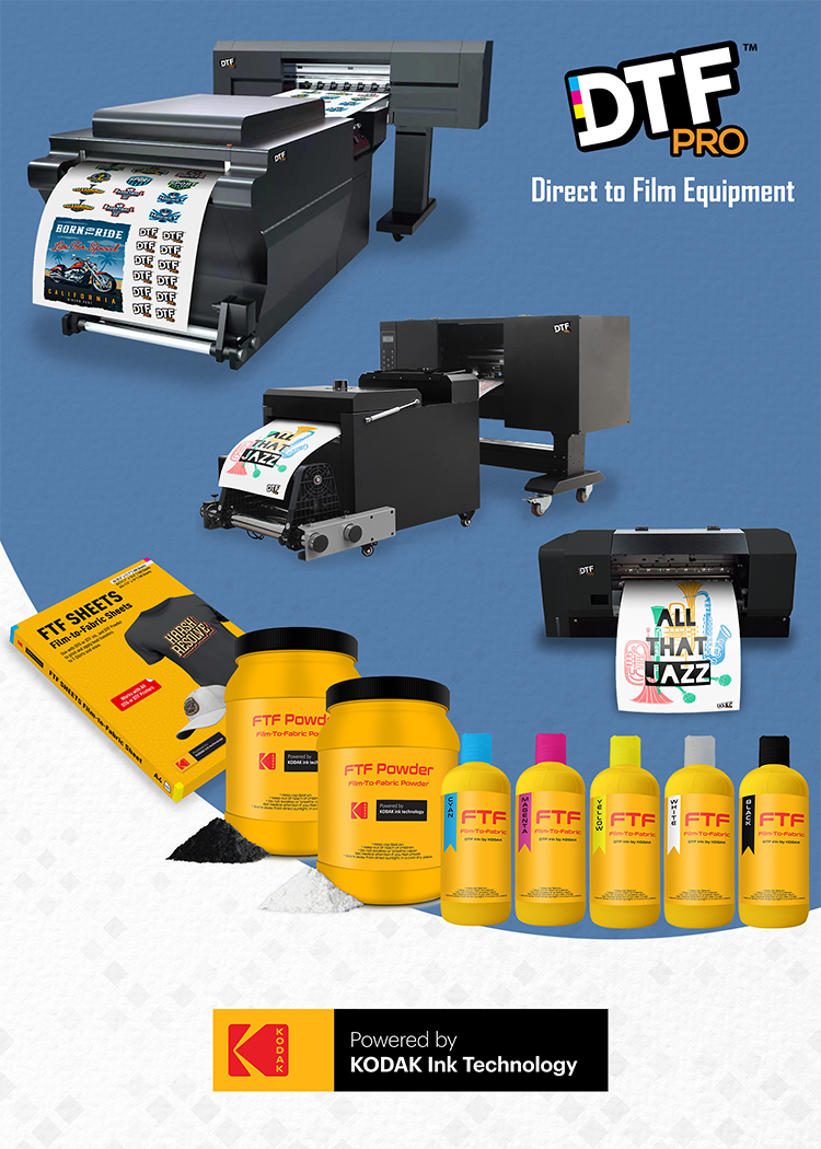 Kodak Film-to-Fabric (DTF) is now available!