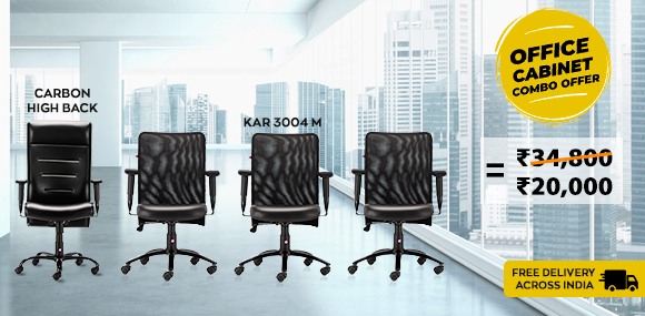 Buy HOF Premium Executive Office Cabinet Combo Chairs and Get 43% Off