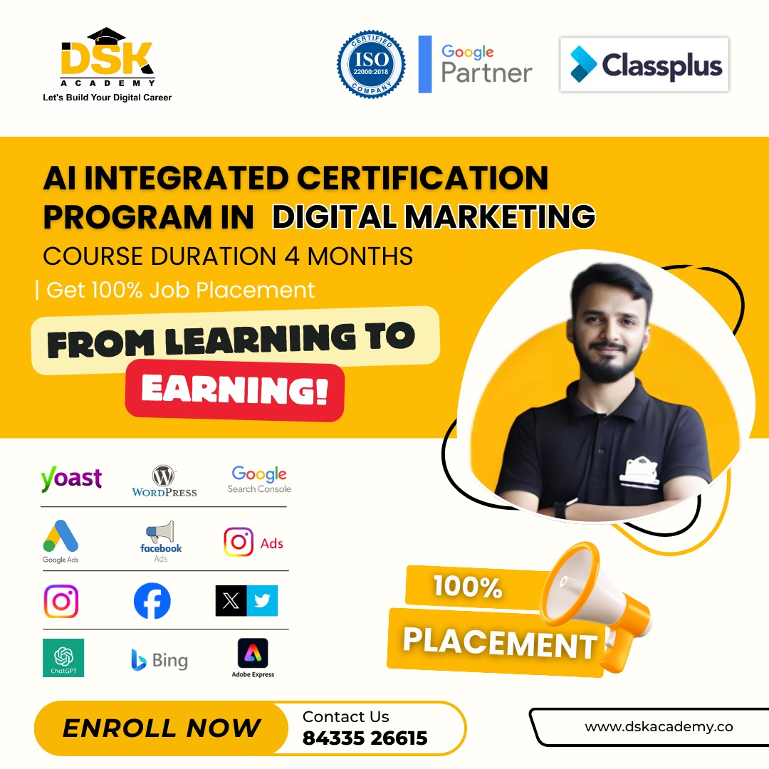Become a Digital Marketing Pro with DSK Academy!