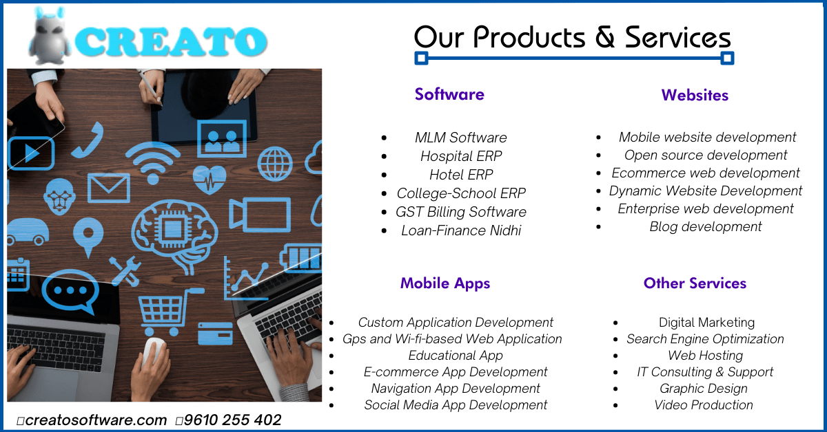 Creato Software - Best Software Company in Jaipur