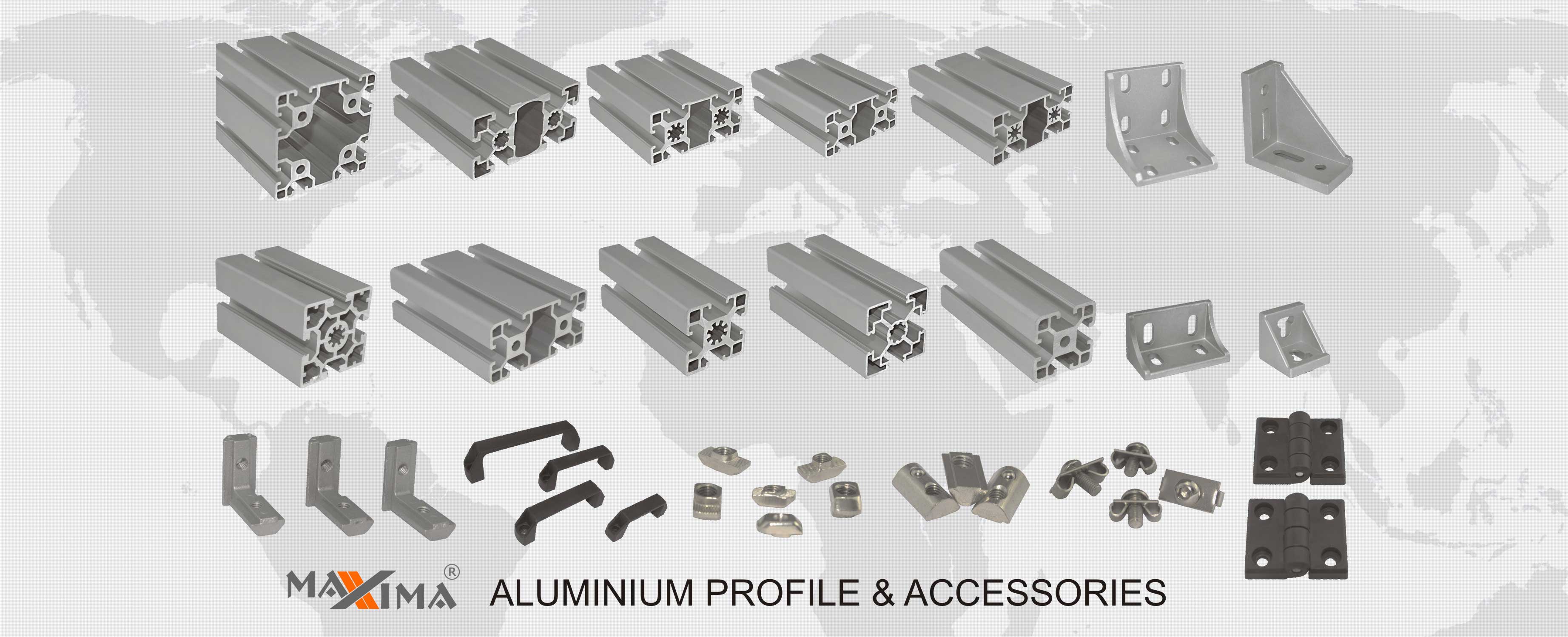 Aluminium Extrusion Profile and Accessories supplier