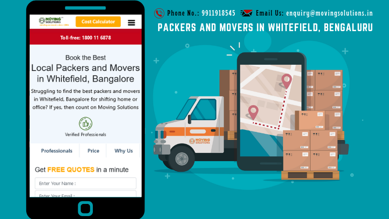 Reliable Packers and Movers in Whitefield, Bengaluru