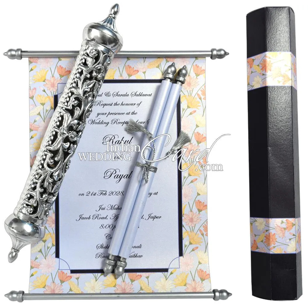 Shop Exquisite Box Scroll Cards for Your Wedding Invitations