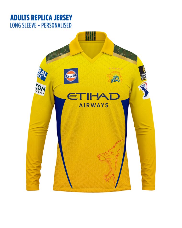 Official CSK IPL 2025 T-Shirt – Roar for the Kings!