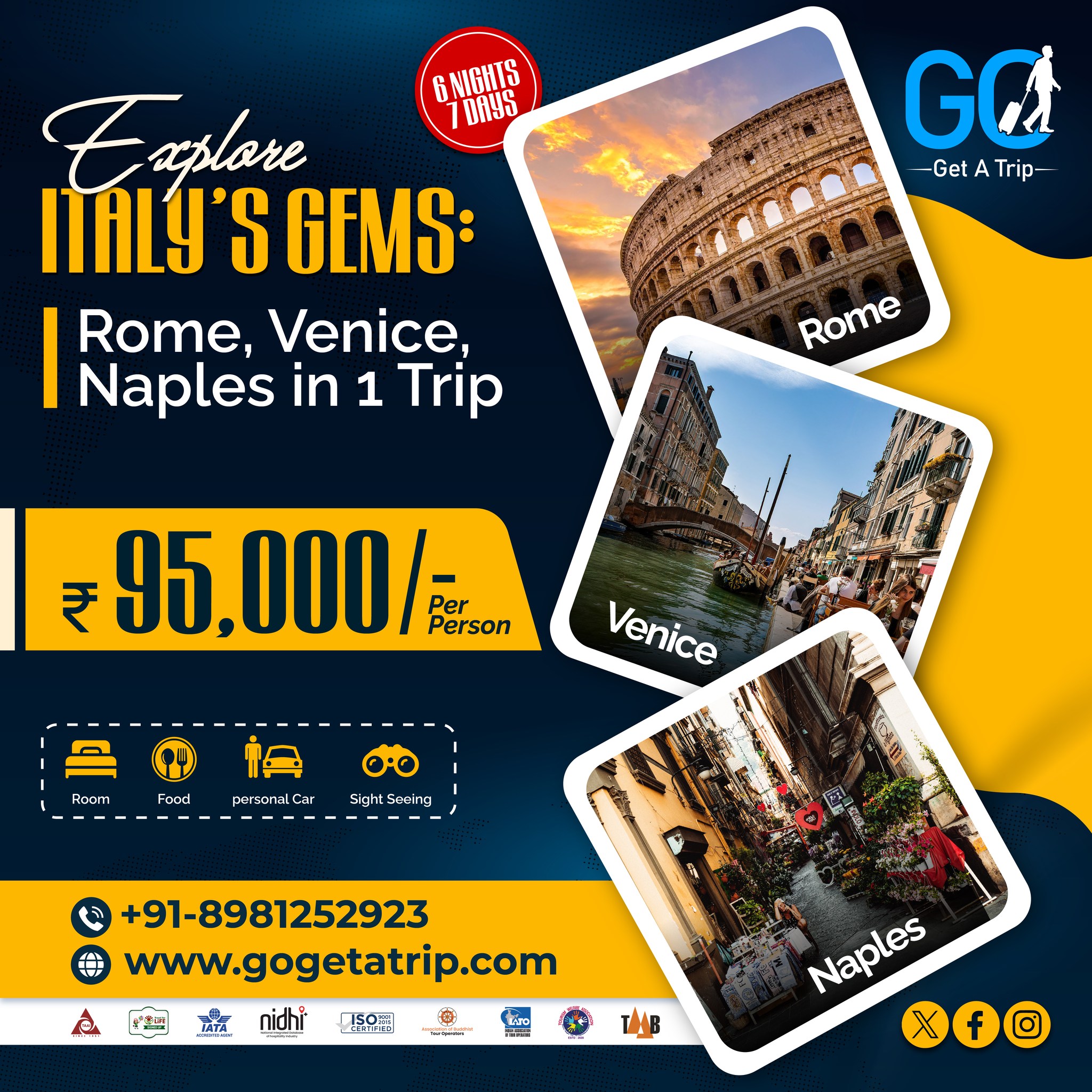 Walk through Rome’s Streets with Our Italy Tour Packages!