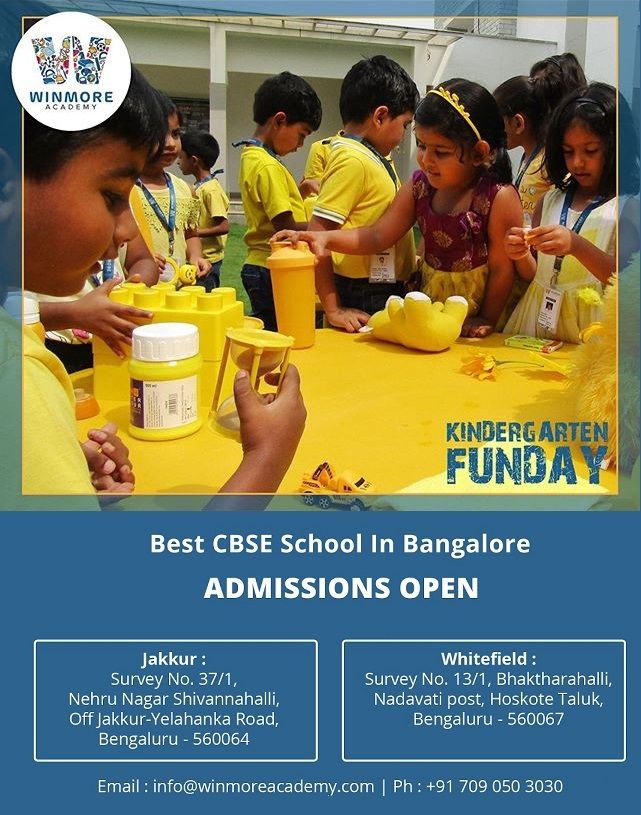 Winmore the best CBSE schools in Whitefield Bangalore