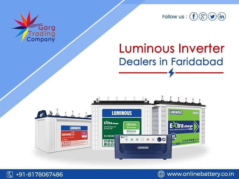 Luminous Inverter Battery Shop in Greater Faridabad