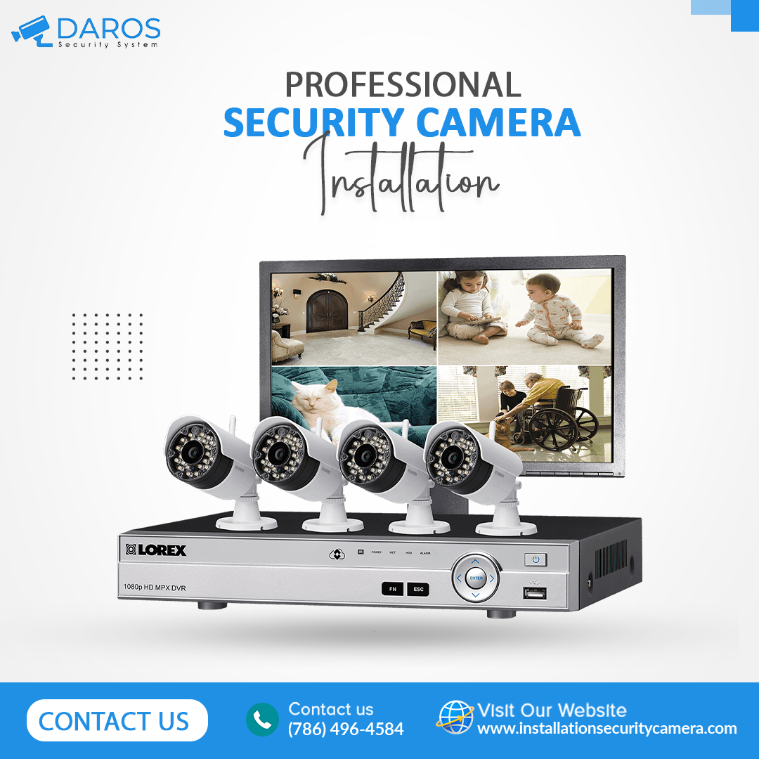 ???? Professional Security Camera Installation