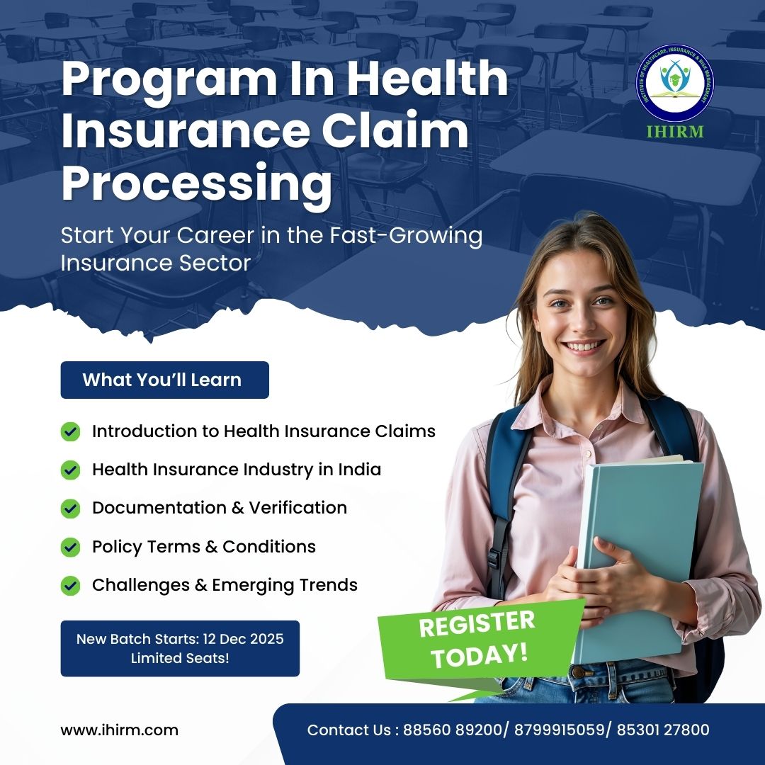 Program in Health Insurance Claim Processing | IHIRM